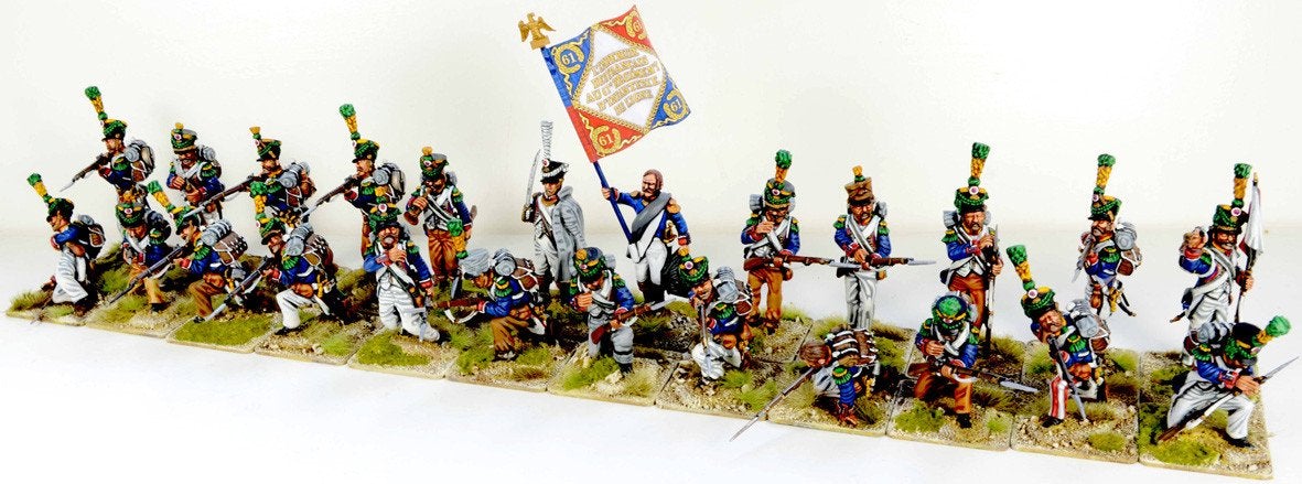54mm French Napoleonic Voltigeurs 1805 - 1812 - Image 3