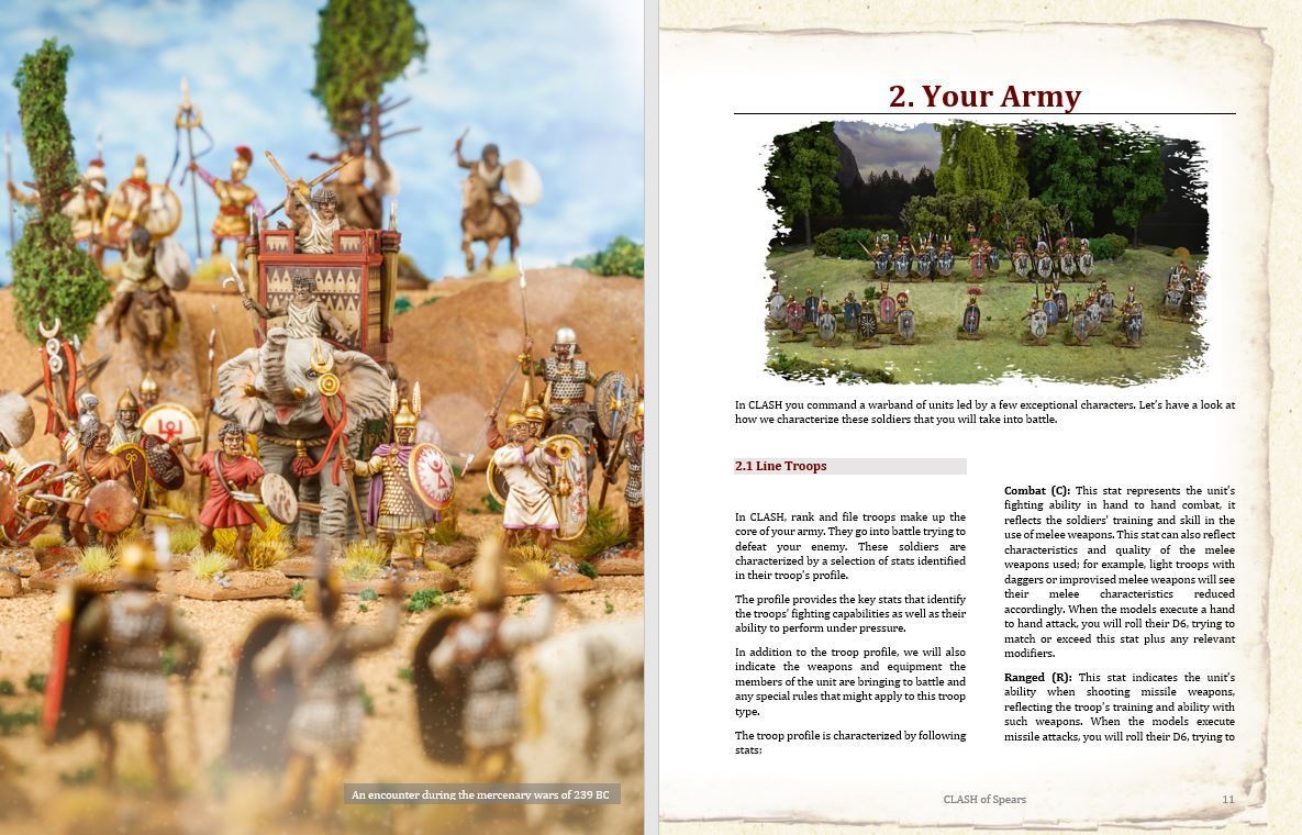 CLASH of Spears - Hardcover Rulebook - Image 3