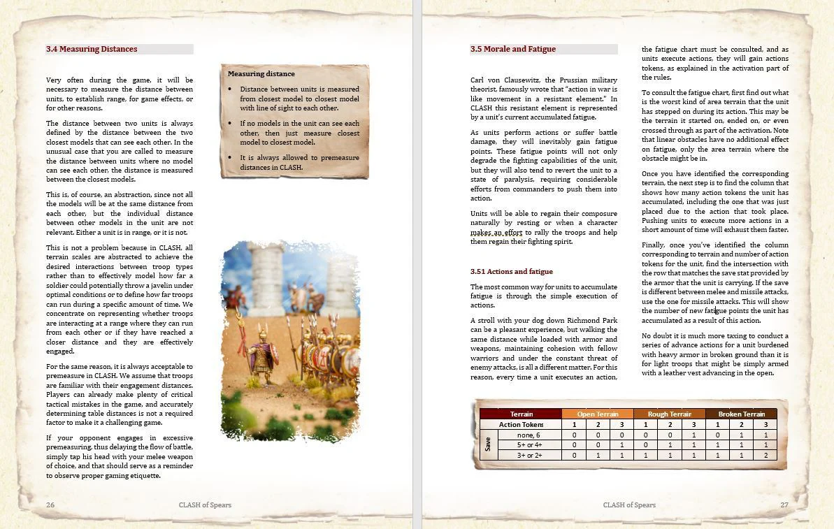 CLASH of Spears - Hardcover Rulebook - Image 4