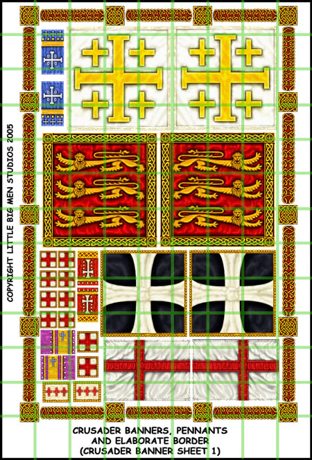 CRUSADER BANNER SHEET 1