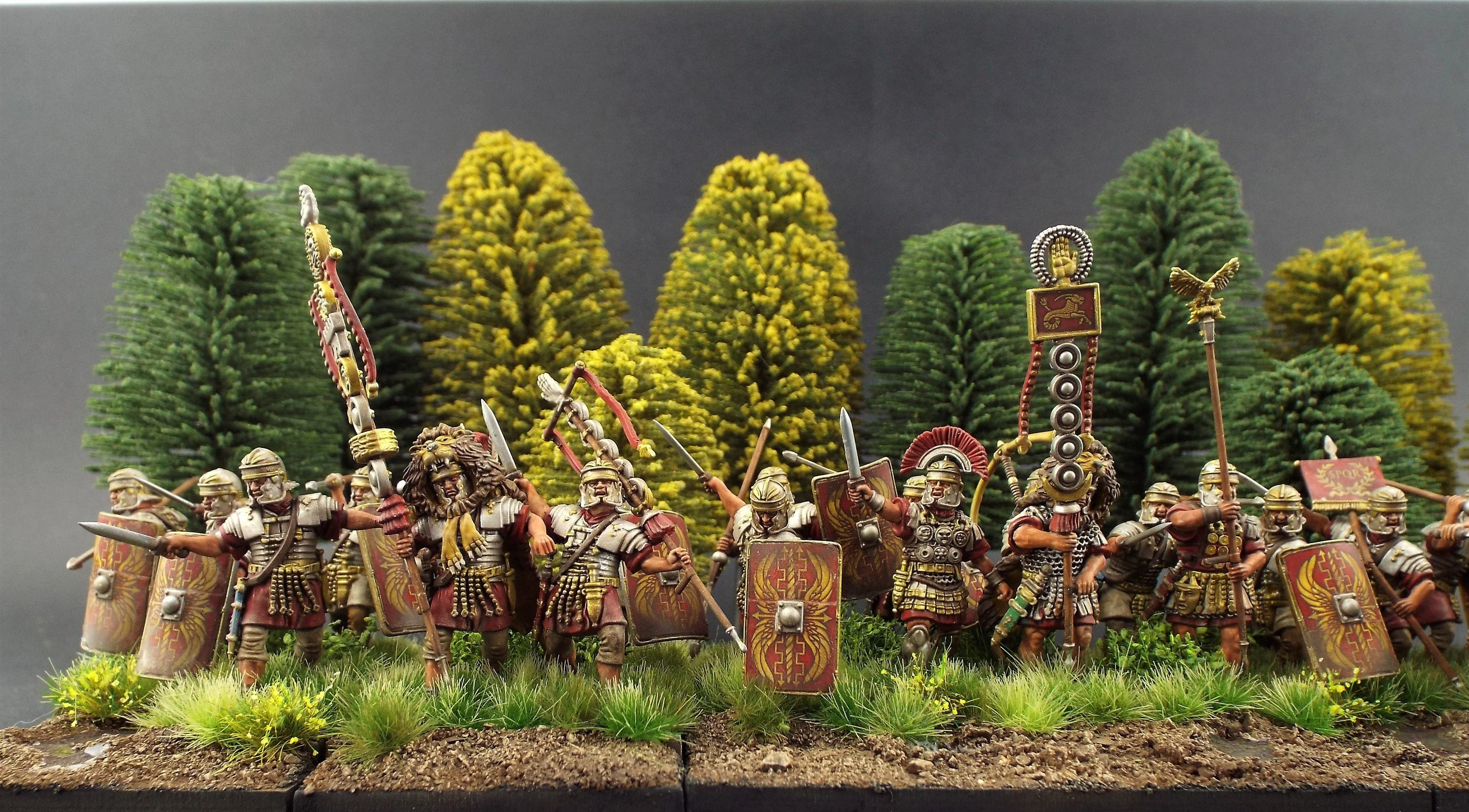 Early Imperial Roman Legionaries Attacking - Image 5