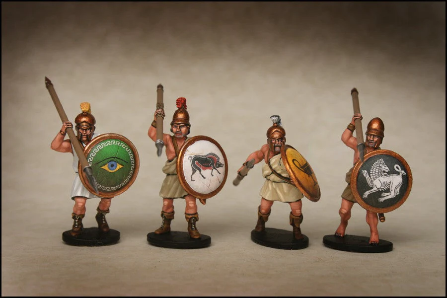 Greek Unarmoured Hoplites and archers - Image 11