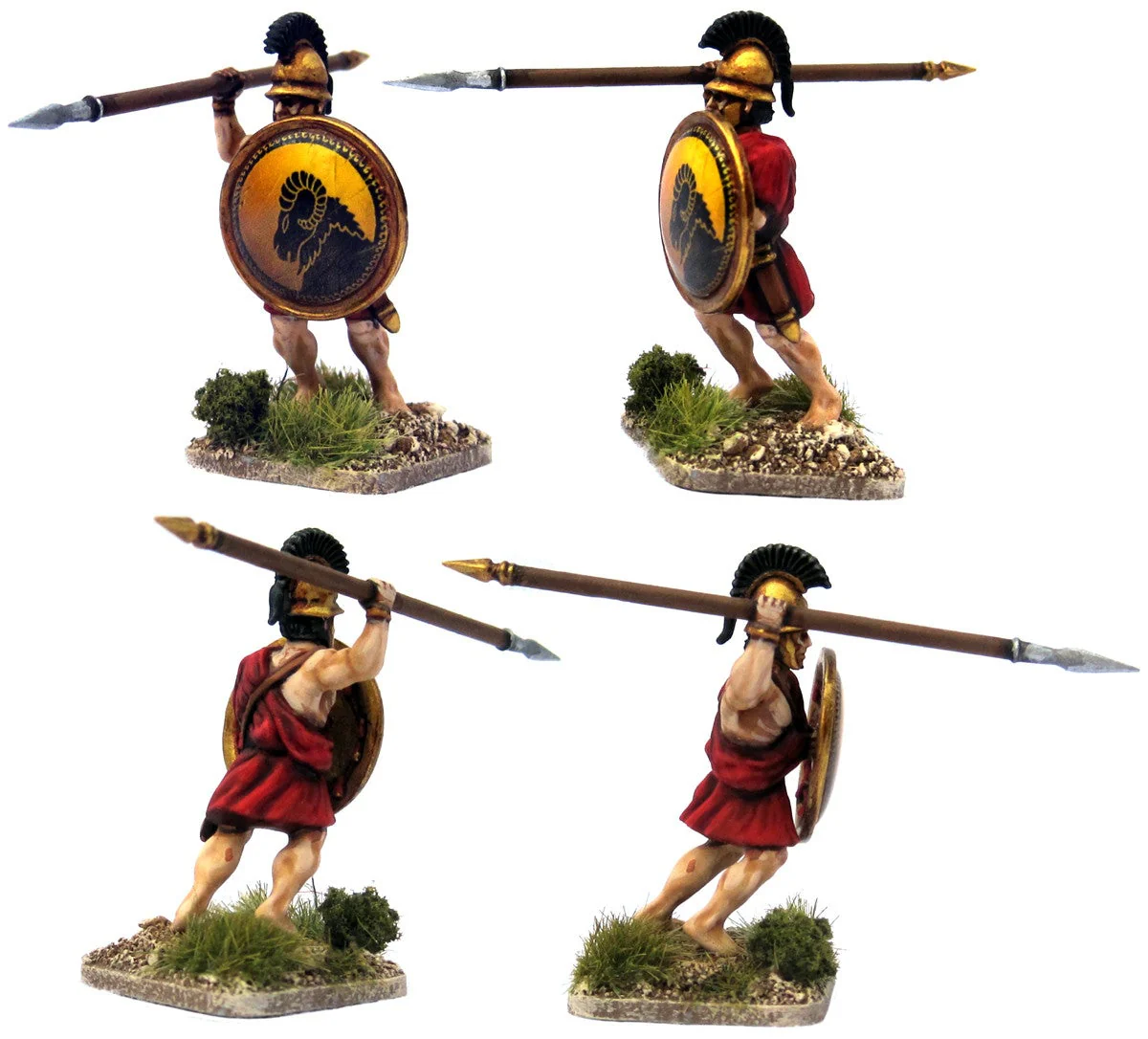 Greek Unarmoured Hoplites and archers - Image 4