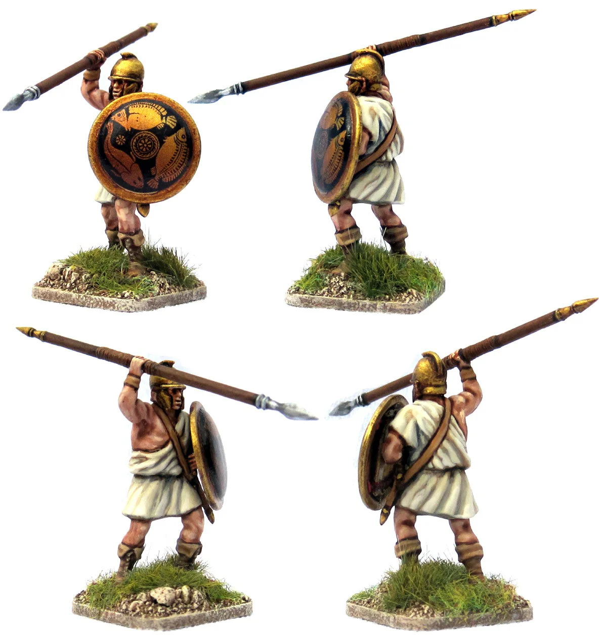 Greek Unarmoured Hoplites and archers - Image 6