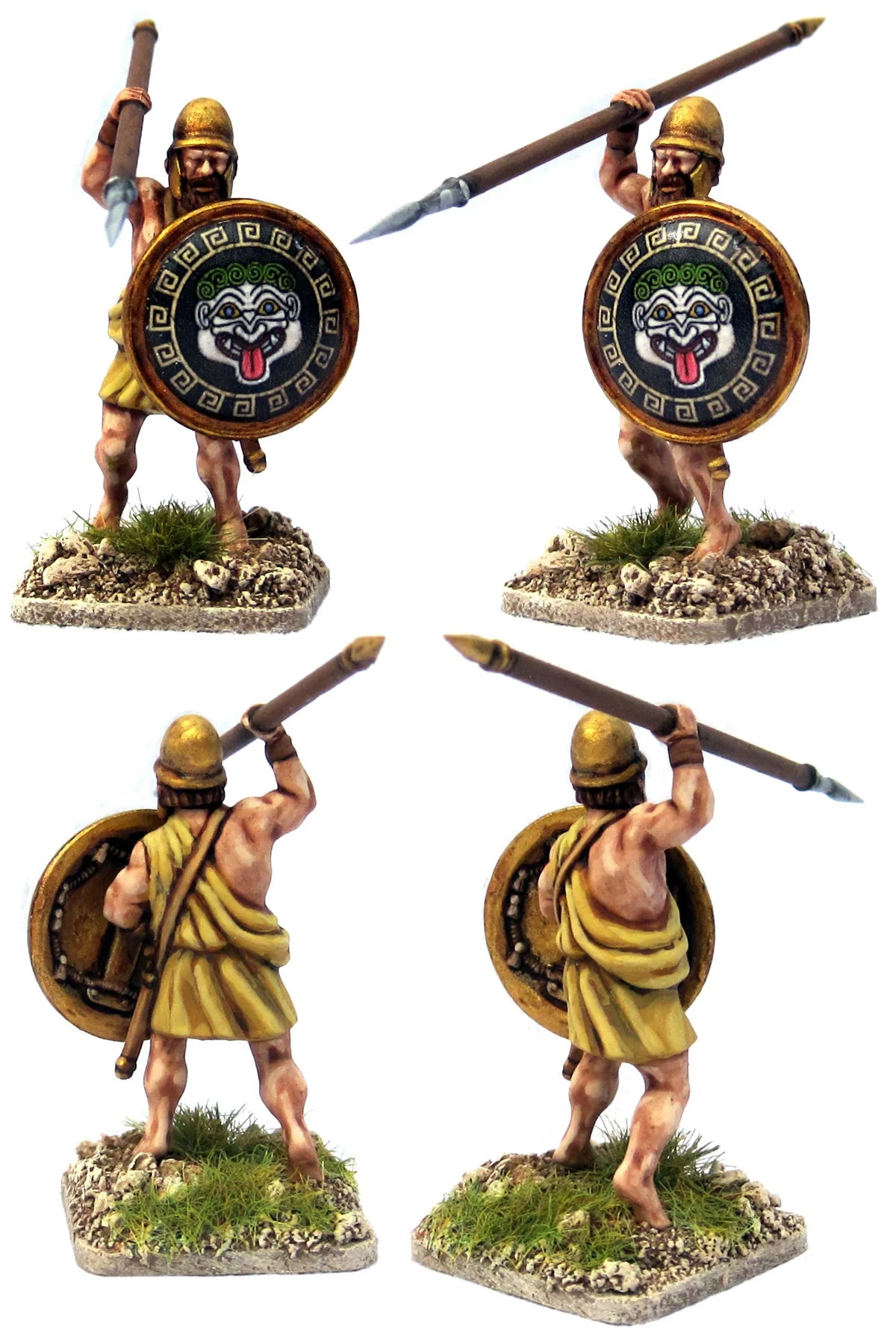 Greek Unarmoured Hoplites and archers - Image 7