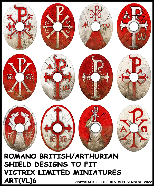 Romano British / Arthurian Shield Design 6